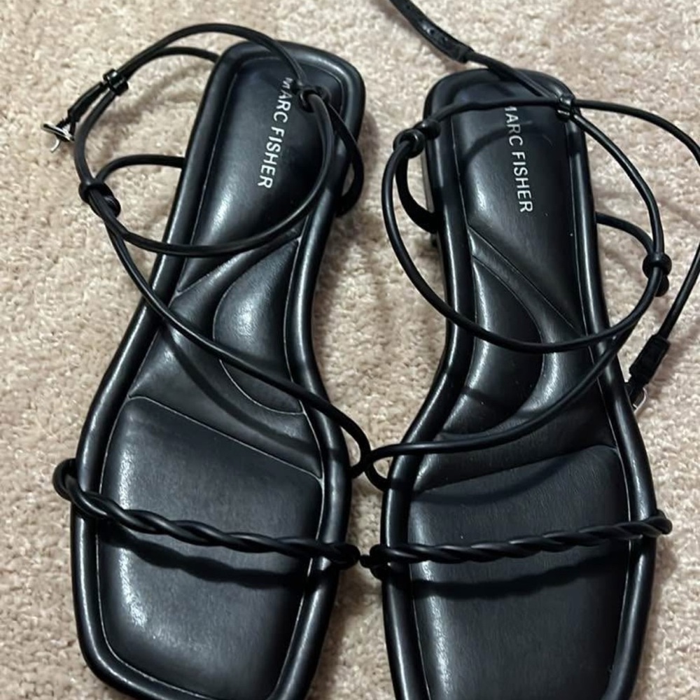 Marc Fisher Elegant Black Sandals